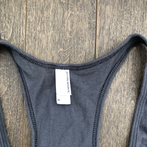 Grey American Apparel Tank Top Dress-Size M - Picture 2 of 2